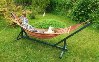 Suport metalic hamac DIY