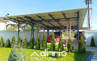 Structura-carport-panouri-fotovoltaice-Corbeanca-29 Structura pentru carport pentru panouri fotovoltaice