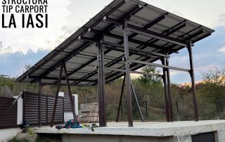 Carport Aditio pentru panouri fotovoltaice Carport pentru panouri fotovoltaice la Iasi
